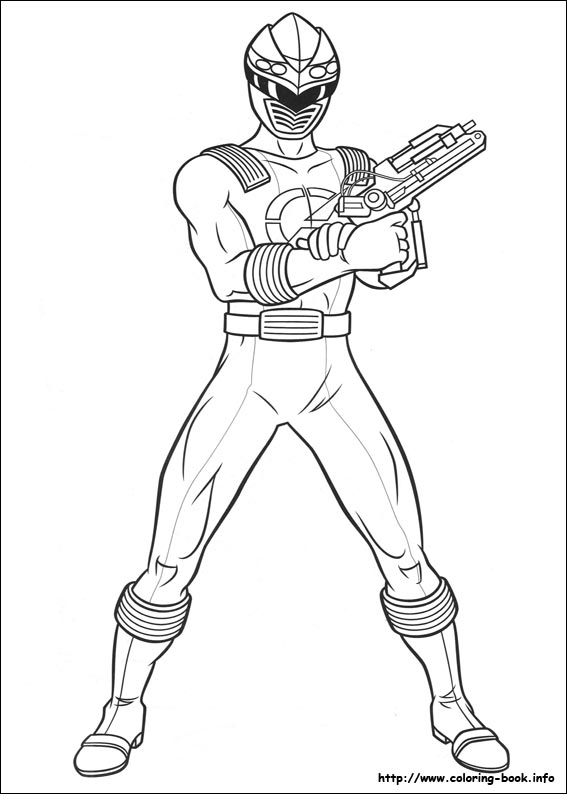 Power Rangers coloring picture